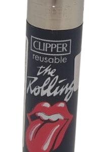 Isqueiro Clipper The Rolling Stones Preto
