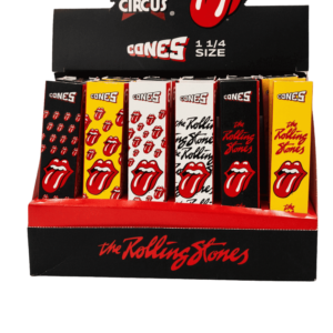 Cones-Pré Enrolados Marrom Regular The Rolling Stones (Display)