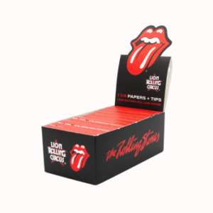 Seda Marrom Regular + 50 Piteiras The Rolling Stones (Display)